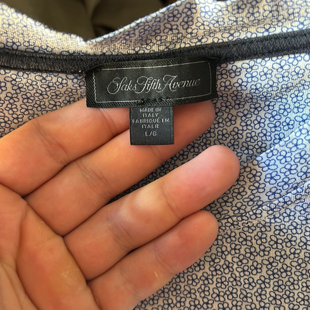Saks Fifth Avenue T shirt Men Large